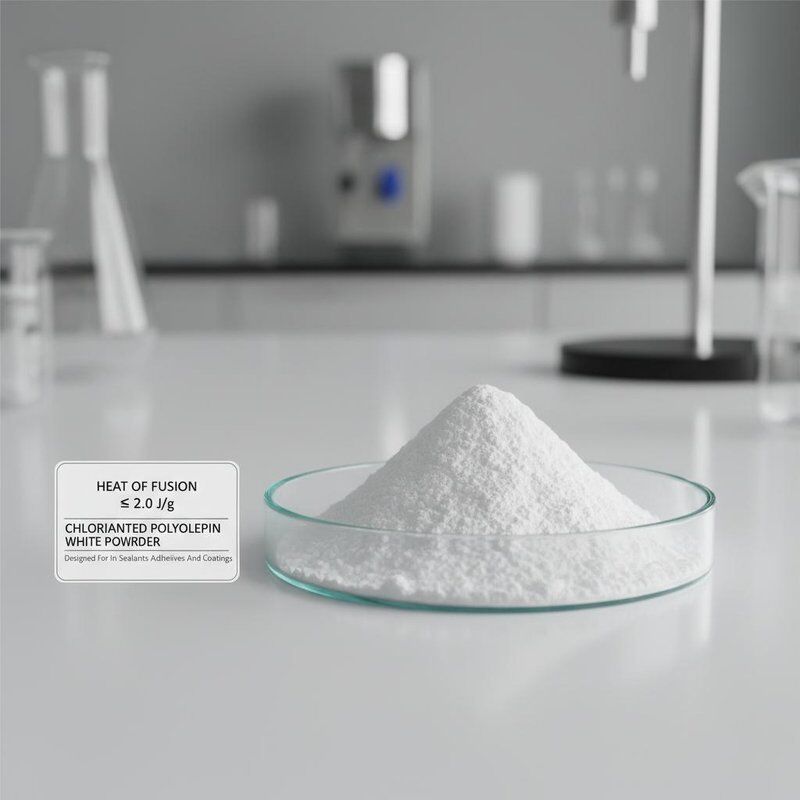 Heat Of Fusion Less Than Or Equal To 2 Point 0J per Gram Chlorinated Polyethylene White Powder Designed For In Sealants Adhesives And Coatings